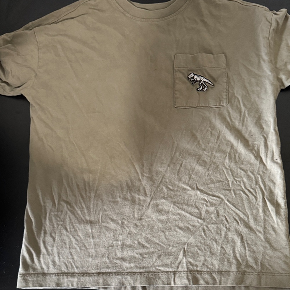 Old Navy Tan Short Sleeve Tee Classic Crew Neck